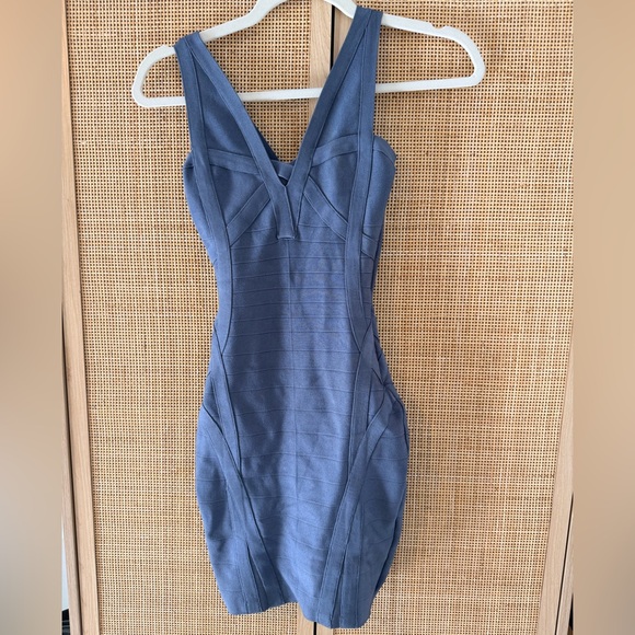 Marciano Navy Bandage Dress - Picture 1 of 3